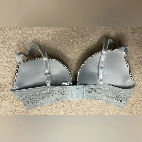 Maidenform Cheetah Print Bra Size 34 D Gray - Picture 2 of 5